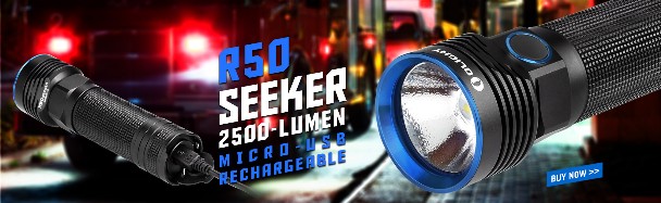 Olight R50 Seeker torcia ricaricabile